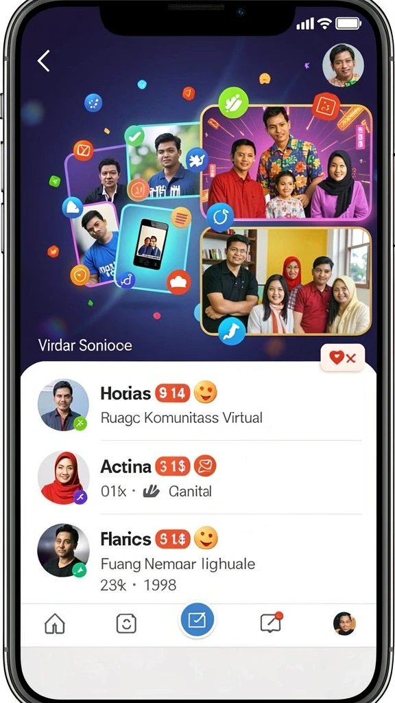 tvtoto - Tampilan utama aplikasi dengan navigasi yang mudah.